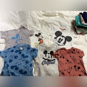 Disney Mickey Mouse T-Shirt Collection  bundle size 2 new